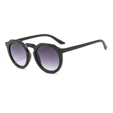 Carica l'immagine nel visualizzatore di Gallery, Xiu circle sunglasses retro round nude orange black yellow frame sun glasses smoke black lens vintage sunglass uv400