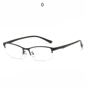 XojoX -1.5 -2.0 -2.5 -3.0 to-6 Business Finished Myopia Glasses Women Half Frame Anti Blue Light Shortsighted Eyewear Men