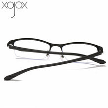 Load image into Gallery viewer, XojoX -1.5 -2.0 -2.5 -3.0 to-6 Business Finished Myopia Glasses Women Half Frame Anti Blue Light Shortsighted Eyewear Men