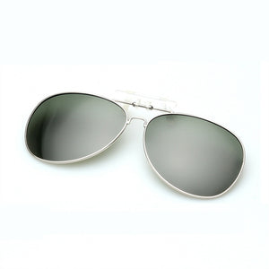 XojoX Clip on Sunglasses Polarized Men Brand Designer Pilot Sun Glasses Clip Myopia Night Driving Goggles Male Eyeglasses UV400