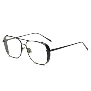 XojoX Optical  Alloy Glasses Frame Women Men Oversized Transparent Eyeglasses Frames Myopia Glasses Male Female Eyewear