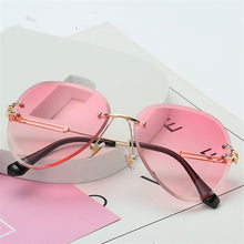 Load image into Gallery viewer, Rimless Sunglasses Women Fashion Designer Sun Glasses Metal Farme Gradient Shades Cutting Lens Famale Goggles  UV400