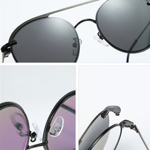 Load image into Gallery viewer, XojoX Sunglasses Men Polarized Magnetic Cover Clip on Sun Glasses Women Metal Oval Optical Eyeglasses UV400 Goggles