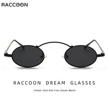 Load image into Gallery viewer, Y2K Small Round Punk Eyewear Vintage Metal Oval Steampunk Sunglasses Women Cool Retro Couple Eyeglasses Men Sun Glasses Shades