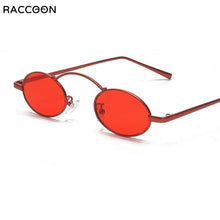 Load image into Gallery viewer, Y2K Small Round Punk Eyewear Vintage Metal Oval Steampunk Sunglasses Women Cool Retro Couple Eyeglasses Men Sun Glasses Shades
