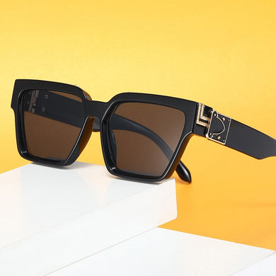 Y2k Sunglasses for Men Women 2023 Casual Street Style Vintage Oversized Metal Hinge Anti-uv Shades Goggle Sunglasses Eyewear