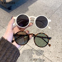 Load image into Gallery viewer, YAMEIZE  Vintage Round Sunglasses Men Brand Designer Retro Mens Round Glasses Fishing Driving Eyewear Gafas De Sol Unisex