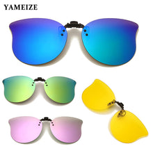 Carica l&#39;immagine nel visualizzatore di Gallery, YAMEIZE Polarized Sunglasses Photochromic Clip On Sun Glasses Night Vision Glasses Driving Shades Eyewear Accessories Driver UV