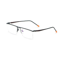 Load image into Gallery viewer, YIMARUILI Business Half-Frame Glasses Men&#39;s Ultralight Myopia Glasses Frame Optical Prescription Glasses P8827
