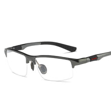 Load image into Gallery viewer, YIMARUILI Men&#39;s Half-Frame Sports Glasses Frame Ultra-Light Aluminum-Magnesium Material Optical Prescription Glasses Frame Y3121
