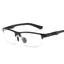 Load image into Gallery viewer, YIMARUILI Men&#39;s Half-Frame Sports Glasses Frame Ultra-Light Aluminum-Magnesium Material Optical Prescription Glasses Frame Y3121