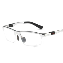 Load image into Gallery viewer, YIMARUILI Men&#39;s Half-Frame Sports Glasses Frame Ultra-Light Aluminum-Magnesium Material Optical Prescription Glasses Frame Y3121