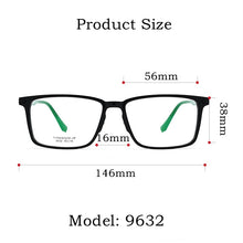 Load image into Gallery viewer, YIMARUILI Men&#39;s Ultra Light Acetate Pure Titanium Myopia Eyeglasses Frame Full Frame Business Optical Prescription Glasses Frame
