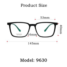 Load image into Gallery viewer, YIMARUILI Men&#39;s Ultra Light Acetate Pure Titanium Myopia Eyeglasses Frame Full Frame Business Optical Prescription Glasses Frame