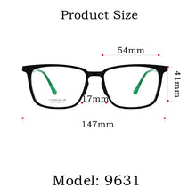 Load image into Gallery viewer, YIMARUILI Men&#39;s Ultra Light Acetate Pure Titanium Myopia Eyeglasses Frame Full Frame Business Optical Prescription Glasses Frame