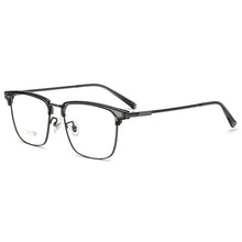 Load image into Gallery viewer, YIMARUILI Men&#39;s Retro Big Face Eyebrow Glasses Frame Ultra Light Pure Titanium square optical glasses frame 2311YJ