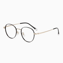 Carica l&#39;immagine nel visualizzatore di Gallery, YIMARUILI Ultra-Light Pure Titanium Men And Women Retro Small Round Frame Myopia Optical Prescription Eyeglasses Frame T8805