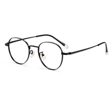 Carica l&#39;immagine nel visualizzatore di Gallery, YIMARUILI Ultra-Light Pure Titanium Men And Women Retro Small Round Frame Myopia Optical Prescription Eyeglasses Frame T8805