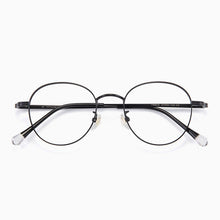 Carica l&#39;immagine nel visualizzatore di Gallery, YIMARUILI Ultra-Light Pure Titanium Men And Women Retro Small Round Frame Myopia Optical Prescription Eyeglasses Frame T8805