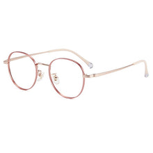 Carica l&#39;immagine nel visualizzatore di Gallery, YIMARUILI Ultra-Light Pure Titanium Men And Women Retro Small Round Frame Myopia Optical Prescription Eyeglasses Frame T8805