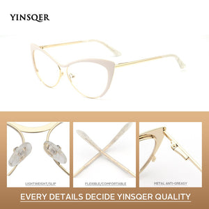 New Nearsighted Women Cat Eye Glasses Frame Clear Eyeglasses Frame Men Diopter Glasses Myopia Vintage Round Glasses
