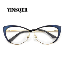 Load image into Gallery viewer, New Nearsighted Women Cat Eye Glasses Frame Clear Eyeglasses Frame Men Diopter Glasses Myopia Vintage Round Glasses