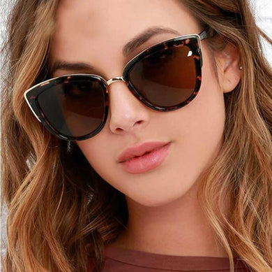 YLWHJJ Occhiali da sole Cateye Occhiali da sole vintage sfumati Occhiali da sole Cat eye retrò Occhiali da donna 