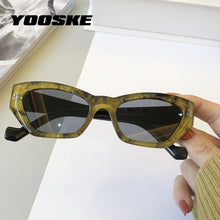 Load image into Gallery viewer, YOOSKE 2023 Small Frame Sunglasses Women Cat Eye Sun Glasses Men Retro Brand Design Wild Street Eyewear UV400