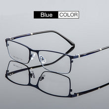Load image into Gallery viewer, YOOSKE Alloy Glasses Frame Men 2023 Business Metal Square Eyeglasses Male Myopia Optical Spectacle frame Clear Lens