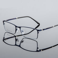 Load image into Gallery viewer, YOOSKE Alloy Glasses Frame Men 2023 Business Metal Square Eyeglasses Male Myopia Optical Spectacle frame Clear Lens