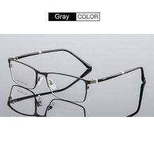 Load image into Gallery viewer, YOOSKE Alloy Glasses Frame Men 2023 Business Metal Square Eyeglasses Male Myopia Optical Spectacle frame Clear Lens