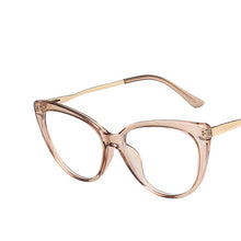 Load image into Gallery viewer, YOOSKE Anti Blue Light Blocking Glasses Frames Women Vintage Cat Eye Eyeglasses Ladies Computer Optical Frame Clear Spectacles