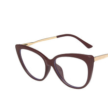 Load image into Gallery viewer, YOOSKE Anti Blue Light Blocking Glasses Frames Women Vintage Cat Eye Eyeglasses Ladies Computer Optical Frame Clear Spectacles