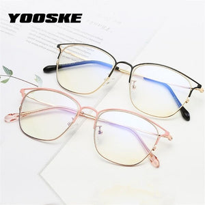 Anti Blue Light Glasses Cat Eye Eyeglasses Frames Women Computer Protection Eyewear Optical Spectacles Myopia Frame