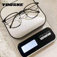 Load image into Gallery viewer, YOOSKE Anti Blue Light Glasses Frames Men Business Computer Blocking Eyeglasses Women Half Frame Optical Spectacles Eyewear