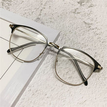 Load image into Gallery viewer, YOOSKE Anti Blue Light Glasses Frames Men Business Computer Blocking Eyeglasses Women Half Frame Optical Spectacles Eyewear
