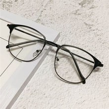 Load image into Gallery viewer, YOOSKE Anti Blue Light Glasses Frames Men Business Computer Blocking Eyeglasses Women Half Frame Optical Spectacles Eyewear