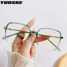 Load image into Gallery viewer, YOOSKE Anti Blue Light Glasses Frames Men Ultralight Optical Computer Eyeglasses Women TR90 Myopia Spectacle Frames