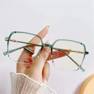 YOOSKE Anti Blue Light Glasses Frames Men Ultralight Optical Computer Eyeglasses Women TR90 Myopia Spectacle Frames