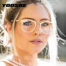 Load image into Gallery viewer, Anti Blue Light Glasses Frames Vintage Square Eyeglasses for Women Chic Clear Optical Myopia Frame