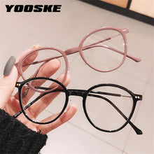 Carica l&#39;immagine nel visualizzatore di Gallery, YOOSKE Anti Blue Light Glasses Frames Women Men Round Glasses Oversized Computer Gaming Eyeglasses Optical Frame Bluelight Lens