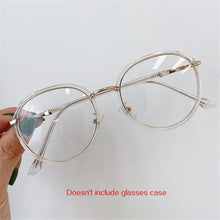 Load image into Gallery viewer, YOOSKE Anti Blue Light Glasses Transparent Round TR90 Eyeglasses Women Computer Optical Frames Men Unique Myopia Frame