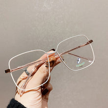 Load image into Gallery viewer, YOOSKE Anti Blue Light Glasses With Large Frame Vintage Square Eyeglasses Optical Lenses For Woman Men Metal Spectacle Frames