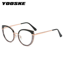 Load image into Gallery viewer, YOOSKE Anti Blue Light Glasses Women  Brand Designer Metal Frame Cat Eye Eyewear Computer Optical Prescription Eyeglasses