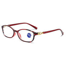 Load image into Gallery viewer, YOOSKE Anti Blue Light Reading Glasses Women Floral Printed Computer Protection Hyperopia Eyeglasses Diopter +1.0 1.5 2.5 3.0