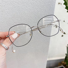 Load image into Gallery viewer, Anti-blue Light Glasses Frame Women Irregular Eyeglasses Unique Pearl Bent-leg Spectacle Frame Fashion Myopia Frames