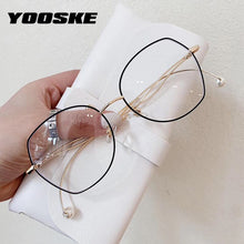Load image into Gallery viewer, Anti-blue Light Glasses Frame Women Irregular Eyeglasses Unique Pearl Bent-leg Spectacle Frame Fashion Myopia Frames