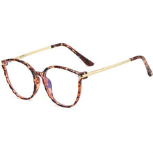 Carica l&#39;immagine nel visualizzatore di Gallery, YOOSKE Anti blue Light Glasses Frames Women Computer Eyewear ins Popular Cat Eye Glasses Eyeglasses Lady Clear Optical Frame