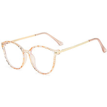 Carica l&#39;immagine nel visualizzatore di Gallery, YOOSKE Anti blue Light Glasses Frames Women Computer Eyewear ins Popular Cat Eye Glasses Eyeglasses Lady Clear Optical Frame