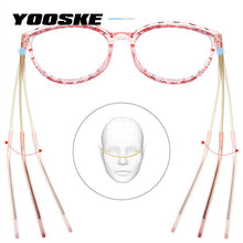 Carica l&#39;immagine nel visualizzatore di Gallery, YOOSKE Anti blue Light Glasses Frames Women Computer Eyewear ins Popular Cat Eye Glasses Eyeglasses Lady Clear Optical Frame